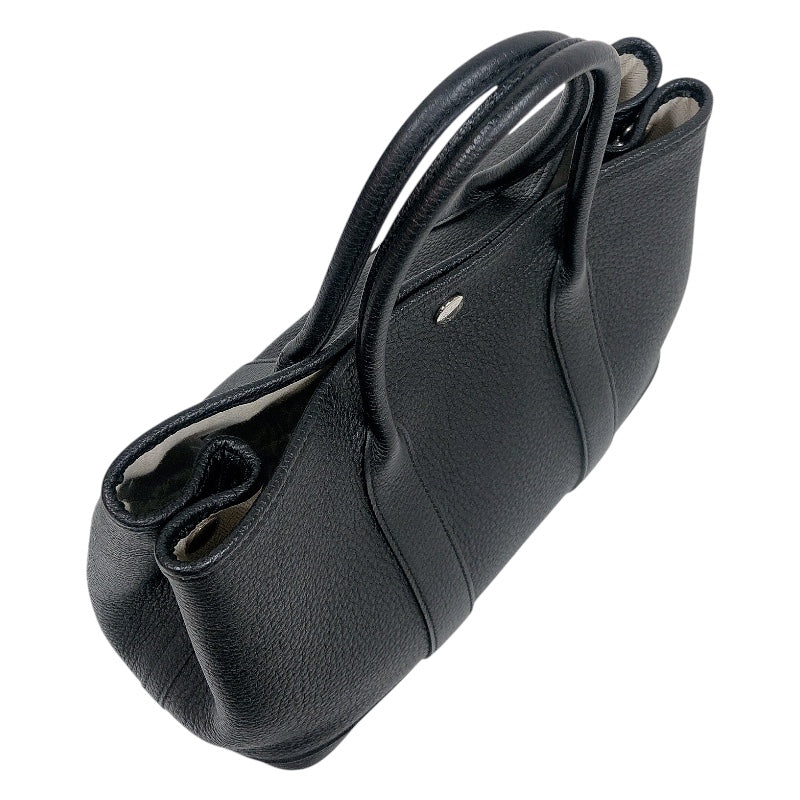 エルメス HERMES ガーデンパーティーTPM Y刻印　(2020年製) ブラック　シルバー金具 ネゴンダ ユニセックス ハンドバッグ