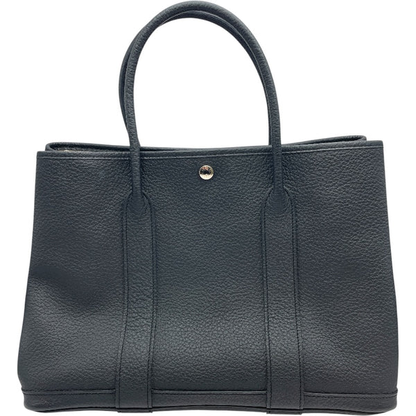 エルメス HERMES ガーデンパーティ □R刻印 ブラック SV金具 ネゴンダ レディース トートバッグ