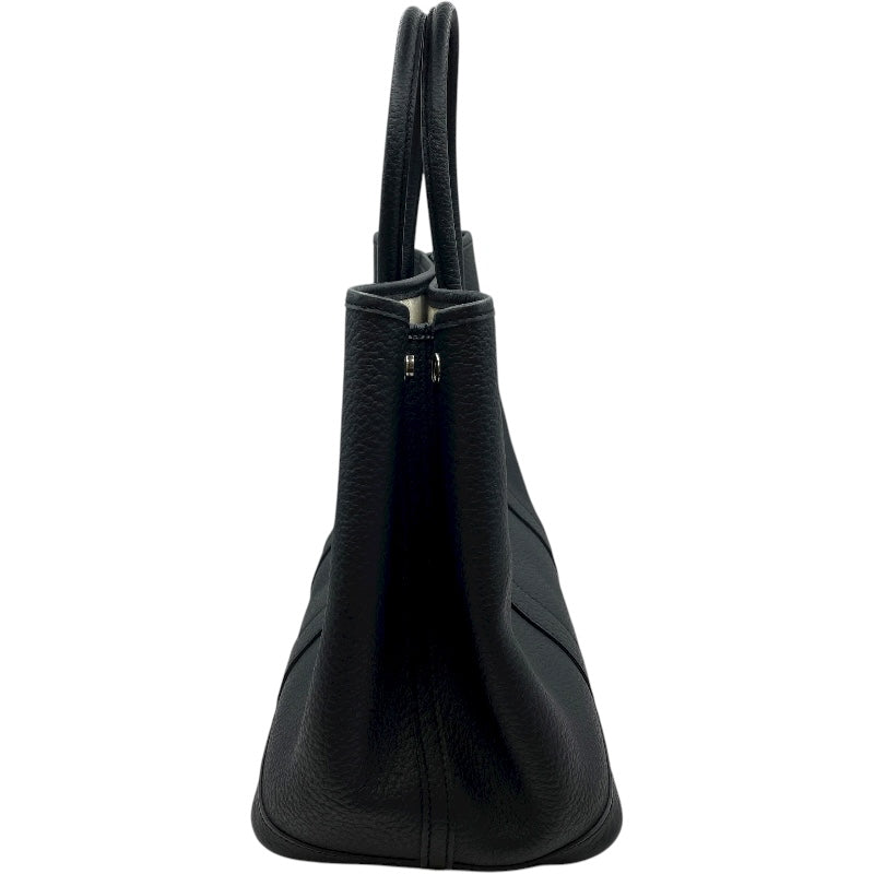 エルメス HERMES ガーデンパーティ □R刻印 ブラック SV金具 ネゴンダ レディース トートバッグ