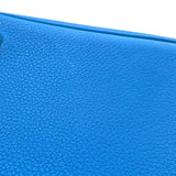 エルメス HERMES プリュム28 X刻 ブルーイドラ SV金具 エバーカラー レディース ハンドバッグ