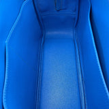 エルメス HERMES プリュム28 X刻 ブルーイドラ SV金具 エバーカラー レディース ハンドバッグ