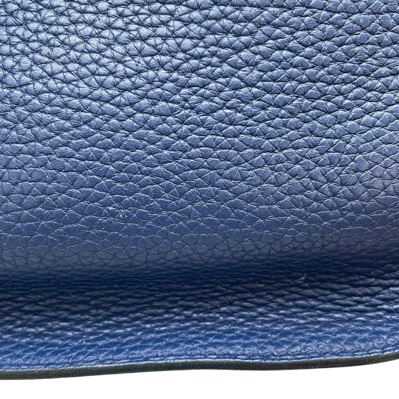 エルメス HERMES ジプシエール28 T刻 ブルーサフィール SV金具 トリヨン ユニセックス ショルダーバッグ