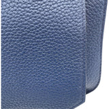 エルメス HERMES ジプシエール28 T刻 ブルーサフィール SV金具 トリヨン ユニセックス ショルダーバッグ