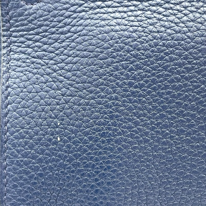 エルメス HERMES ジプシエール28 T刻 ブルーサフィール SV金具 トリヨン ユニセックス ショルダーバッグ