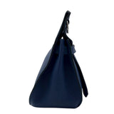 エルメス HERMES ジプシエール28 T刻 ブルーサフィール SV金具 トリヨン ユニセックス ショルダーバッグ