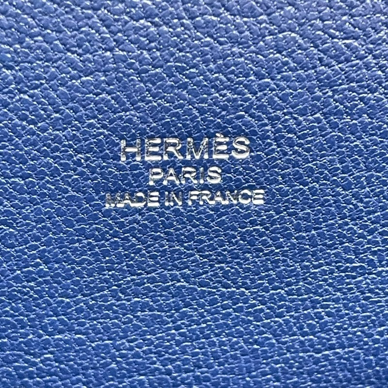 エルメス HERMES ジプシエール28 T刻 ブルーサフィール SV金具 トリヨン ユニセックス ショルダーバッグ