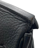 エルメス HERMES バーキン35 □E刻 ブラック GD金具 フィヨルド レディース ハンドバッグ