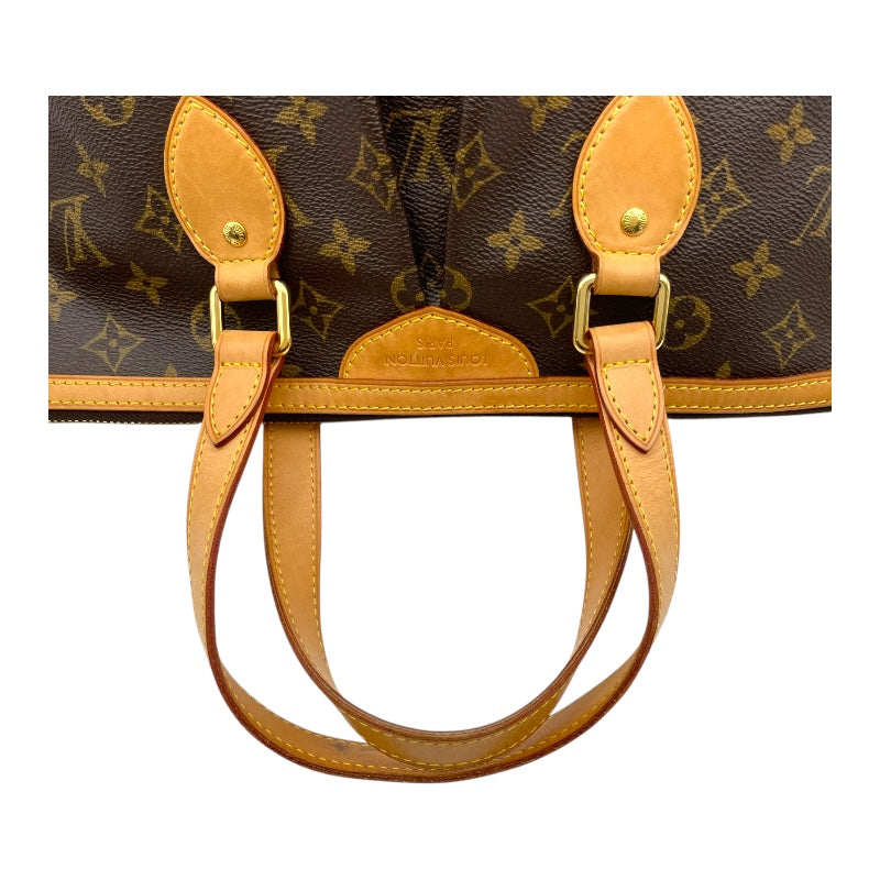 ルイ・ヴィトン LOUIS VUITTON パレルモPM M40145 ブラウン モノグラムキャンバス レディース トートバッグ