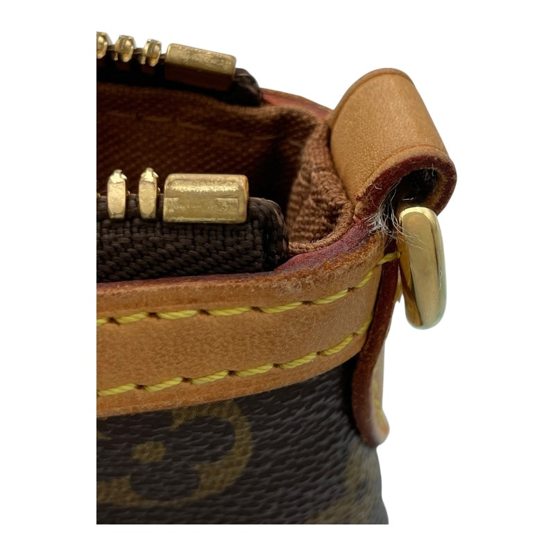 ルイ・ヴィトン LOUIS VUITTON パレルモPM M40145 ブラウン モノグラムキャンバス レディース トートバッグ