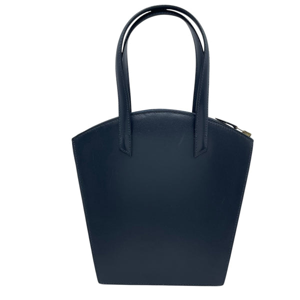 エルメス HERMES コカーズ 〇X刻 ブルーインディゴ GD金具 ボックスカーフ レディース ハンドバッグ