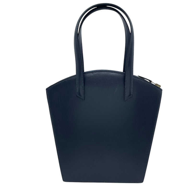 エルメス HERMES コカーズ 〇X刻 ブルーインディゴ GD金具 ボックスカーフ レディース ハンドバッグ