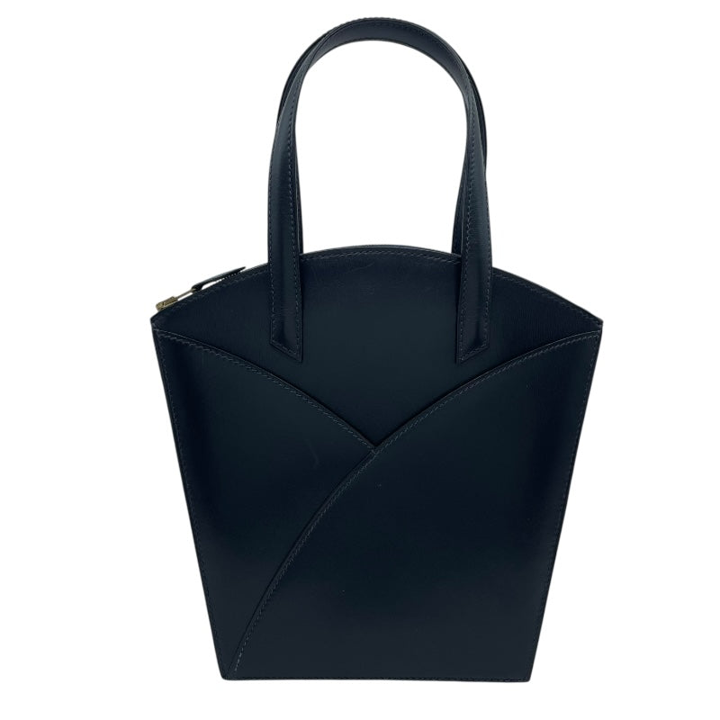 エルメス HERMES コカーズ 〇X刻 ブルーインディゴ GD金具 ボックスカーフ レディース ハンドバッグ