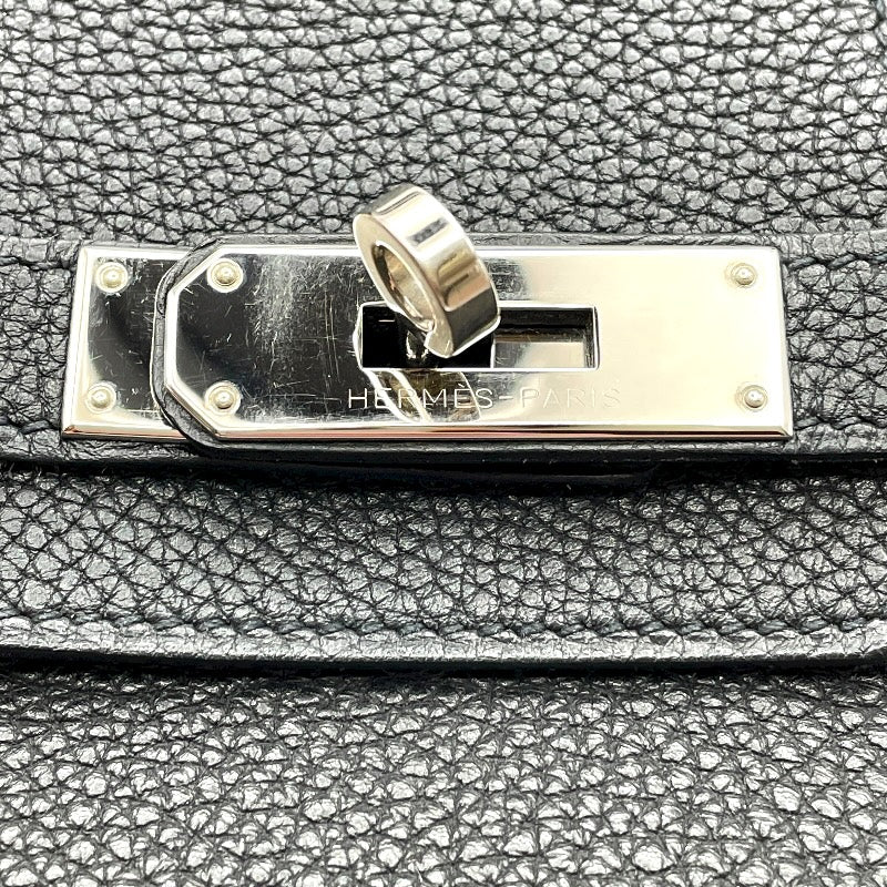 エルメス HERMES バーキン30 □L刻印 ブラック SV金具 トゴ レディース ハンドバッグ