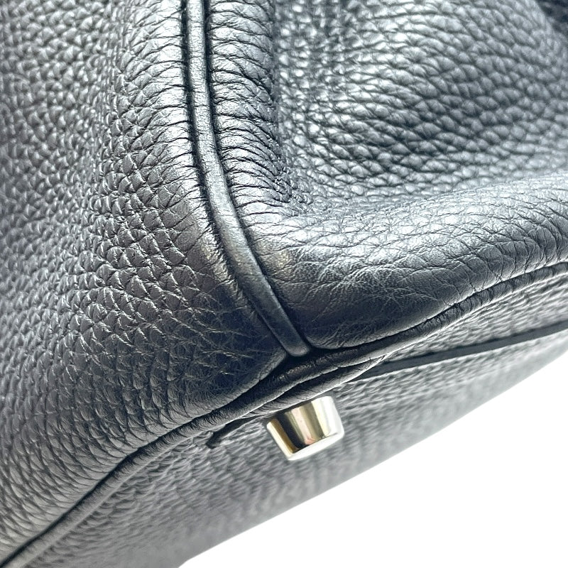 エルメス HERMES バーキン30 □L刻印 ブラック SV金具 トゴ レディース ハンドバッグ