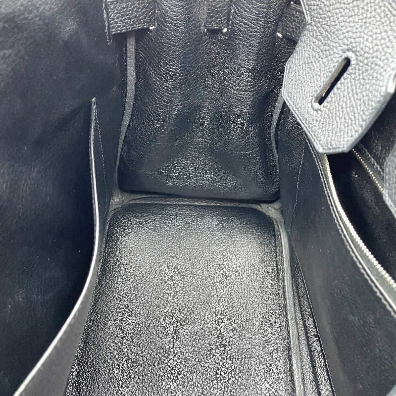 エルメス HERMES バーキン30 □L刻印 ブラック SV金具 トゴ レディース ハンドバッグ