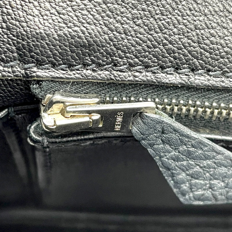 エルメス HERMES バーキン30 □L刻印 ブラック SV金具 トゴ レディース ハンドバッグ