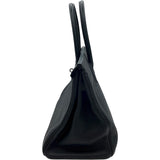 エルメス HERMES バーキン30 □L刻印 ブラック SV金具 トゴ レディース ハンドバッグ