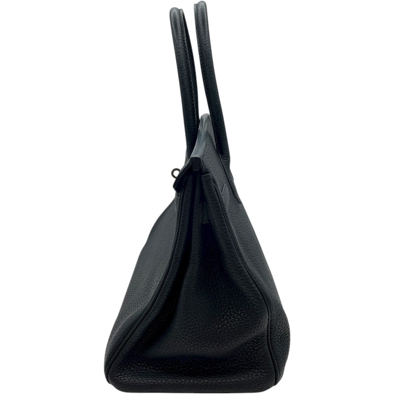 エルメス HERMES バーキン30 □L刻印 ブラック SV金具 トゴ レディース ハンドバッグ