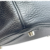 エルメス HERMES バーキン30 □L刻印 ブラック SV金具 トゴ レディース ハンドバッグ