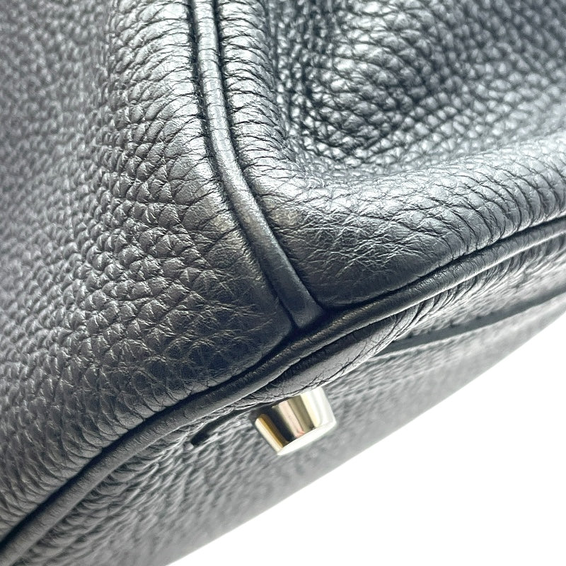 エルメス HERMES バーキン30 □L刻印 ブラック SV金具 トゴ レディース ハンドバッグ