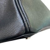 エルメス HERMES バーキン35 R刻印 ブラック シルバー金具 エプソン レディース ハンドバッグ