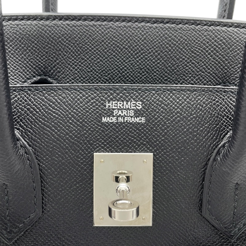 エルメス HERMES バーキン35 R刻印 ブラック SV金具 エプソン レディース ハンドバッグ