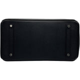 エルメス HERMES バーキン35 R刻印 ブラック SV金具 エプソン レディース ハンドバッグ