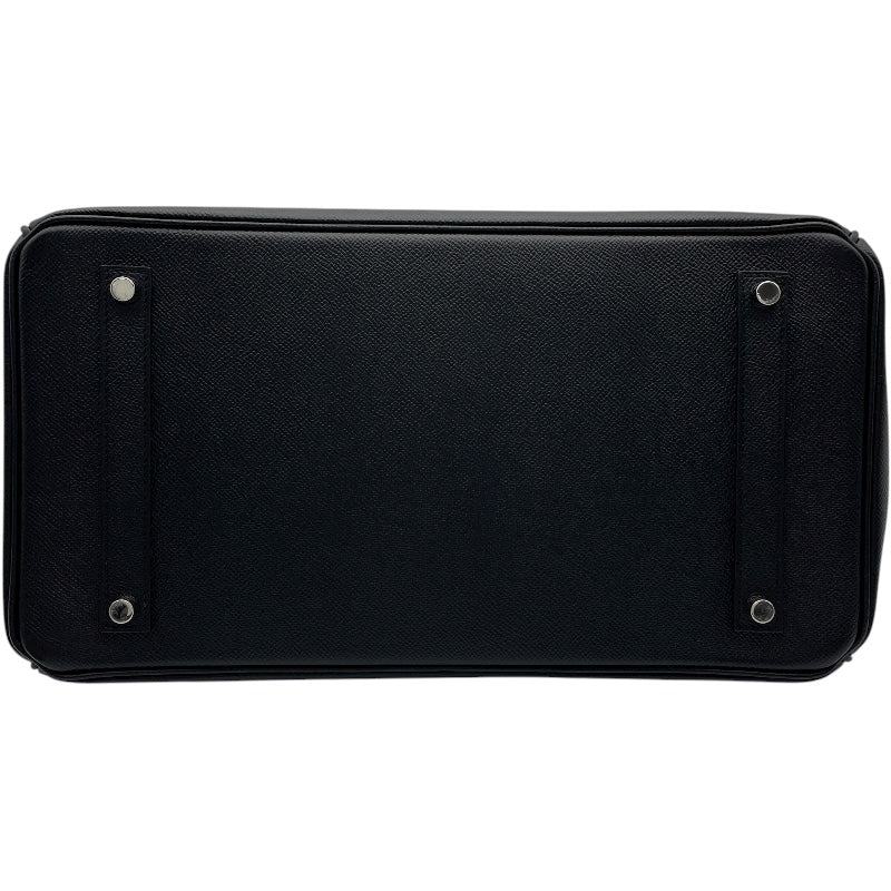 エルメス HERMES バーキン35 R刻印 ブラック SV金具 エプソン レディース ハンドバッグ