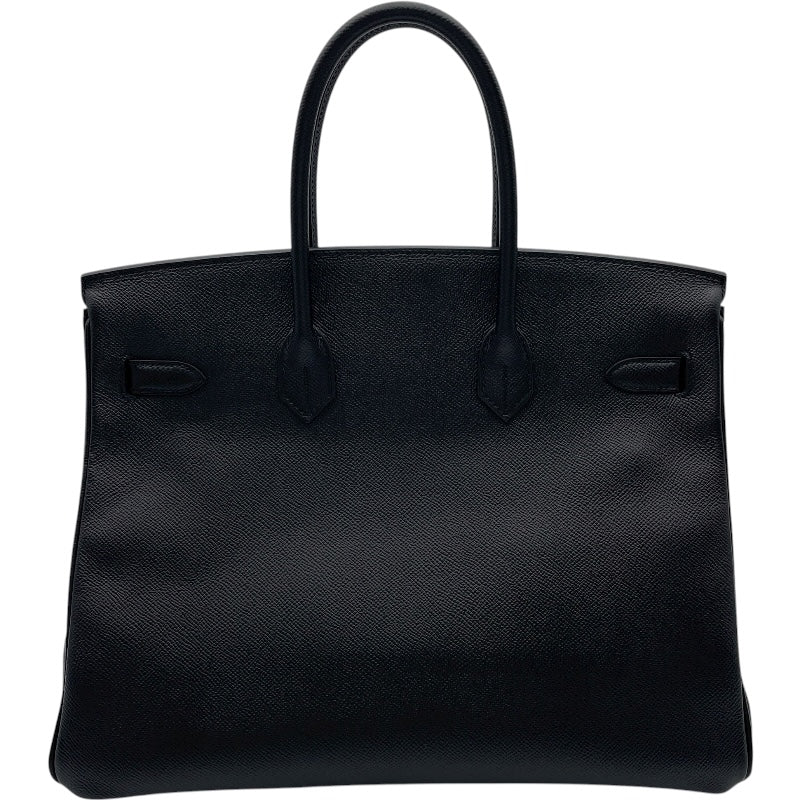 エルメス HERMES バーキン35 R刻印 ブラック SV金具 エプソン レディース ハンドバッグ