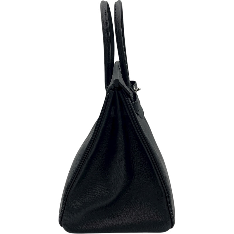 エルメス HERMES バーキン35 R刻印 ブラック SV金具 エプソン レディース ハンドバッグ