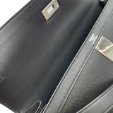 エルメス HERMES ケリー32 外縫い Z刻 ブラック SV金具 アッシュベルリンヌ・スイフト レディース ショルダーバッグ