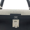 エルメス HERMES ケリー32 外縫い Z刻 ブラック SV金具 アッシュベルリンヌ・スイフト レディース ショルダーバッグ