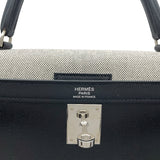 エルメス HERMES ケリー32 外縫い Z刻 ブラック SV金具 アッシュベルリンヌ・スイフト レディース ショルダーバッグ