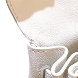 エルメス HERMES ケリー28 内縫い U刻印 ホワイト/ゴールド金具 エヴァーカラー レディース ショルダーバッグ