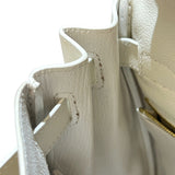 エルメス HERMES ケリー28 内縫い U刻印 ホワイト/ゴールド金具 エヴァーカラー レディース ショルダーバッグ