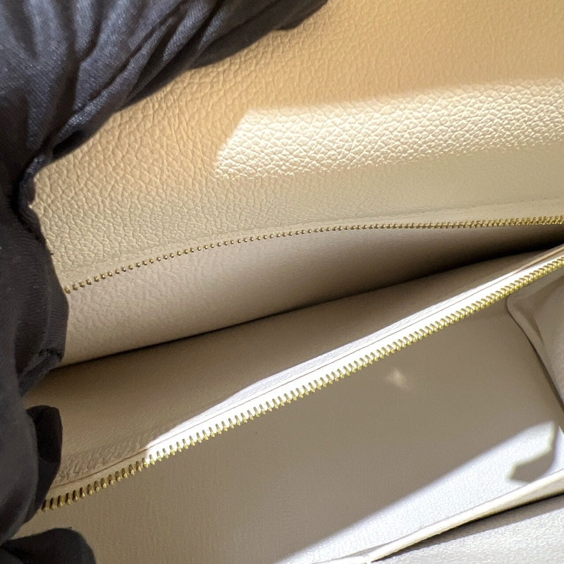 エルメス HERMES ケリー28 内縫い U刻印 ホワイト/ゴールド金具 エヴァーカラー レディース ショルダーバッグ