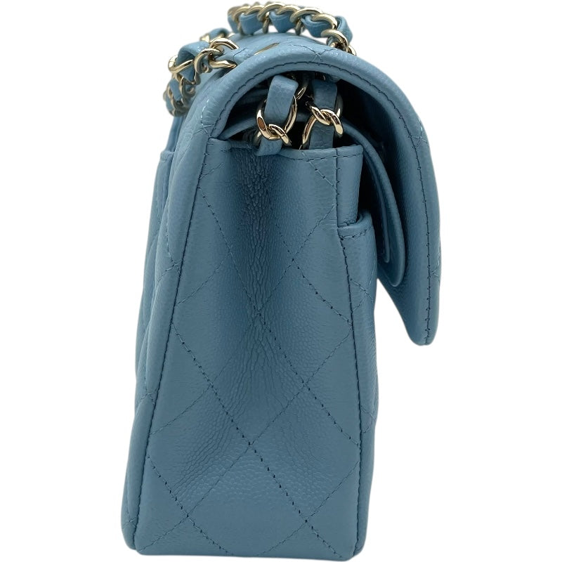 シャネル CHANEL マトラッセ23 A01113 ライトブルー GD金具 キャビア レディース ショルダーバッグ