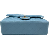 シャネル CHANEL マトラッセ23 A01113 ライトブルー GD金具 キャビア レディース ショルダーバッグ