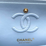 シャネル CHANEL マトラッセ23 A01113 ライトブルー GD金具 キャビア レディース ショルダーバッグ