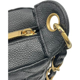 シャネル CHANEL マトラッセ ワンショルダー A20993 7番台 ブラック ゴールド金具 キャビアスキン レディース ショルダーバッグ