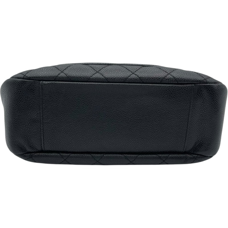 シャネル CHANEL マトラッセ ワンショルダー A20993 7番台 ブラック ゴールド金具 キャビアスキン レディース ショルダーバッグ