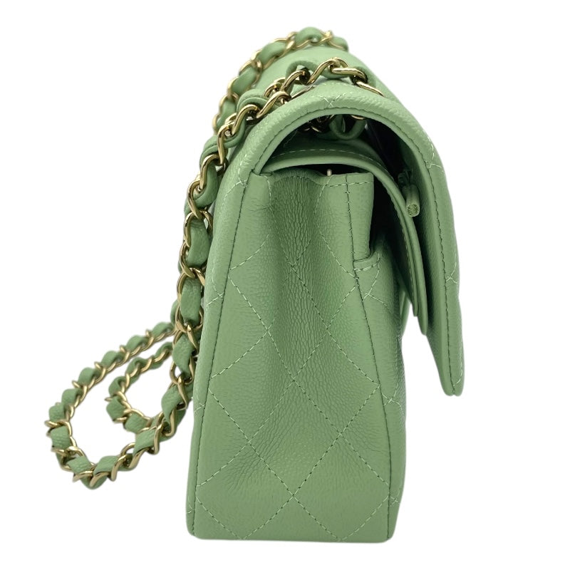 シャネル CHANEL マトラッセ25 AO1112 ミントグリーン SV金具 キャビアスキン レディース ショルダーバッグ