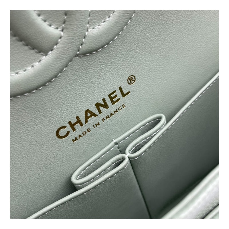 シャネル CHANEL マトラッセ25 AO1112 ミントグリーン SV金具 キャビアスキン レディース ショルダーバッグ