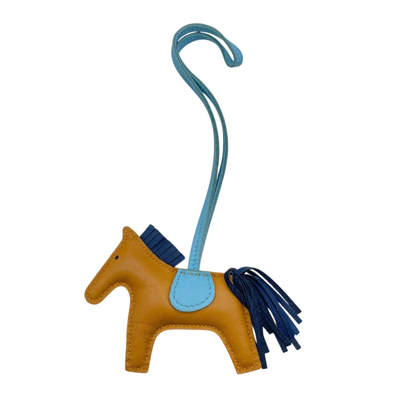 エルメス HERMES ロデオPM A刻 サブレxセレステxブルーサフィール アニョーミロ レディース チャーム