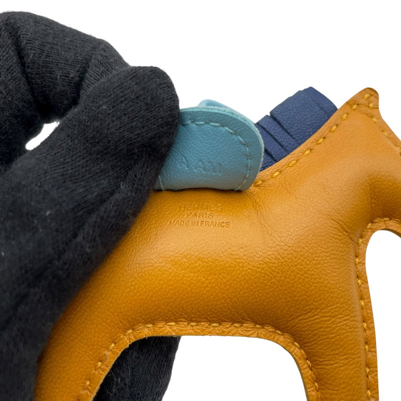 エルメス HERMES ロデオPM A刻 サブレxセレステxブルーサフィール アニョーミロ レディース チャーム