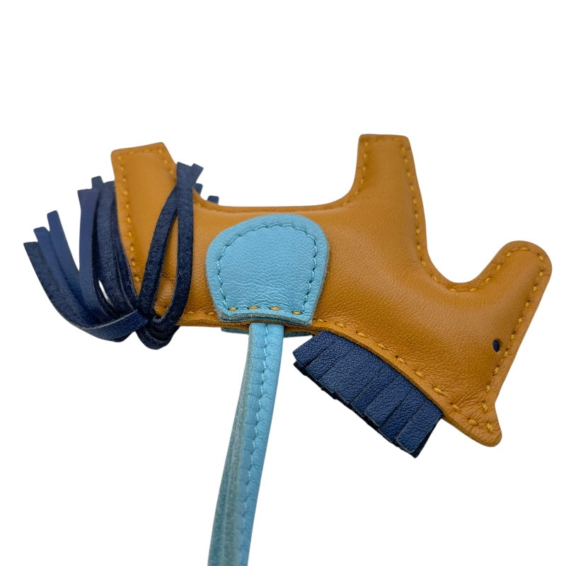 エルメス HERMES ロデオPM A刻 サブレxセレステxブルーサフィール アニョーミロ レディース チャーム