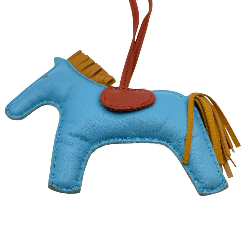 エルメス HERMES ロデオMM A刻 セレステxコーネリアン アニョーミロ レディース チャーム