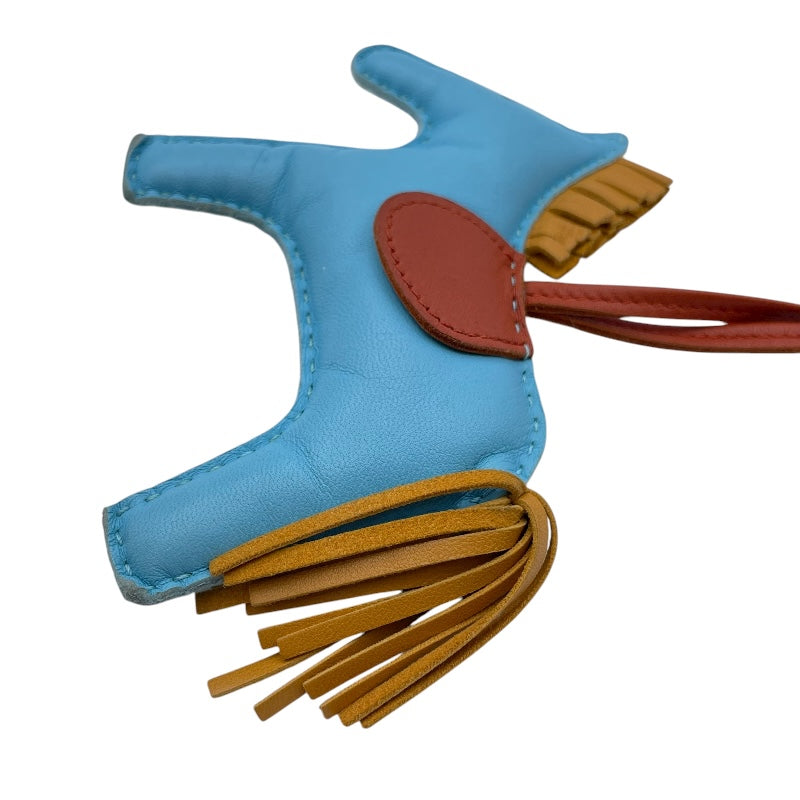 エルメス HERMES ロデオMM A刻 セレステxコーネリアン アニョーミロ レディース チャーム