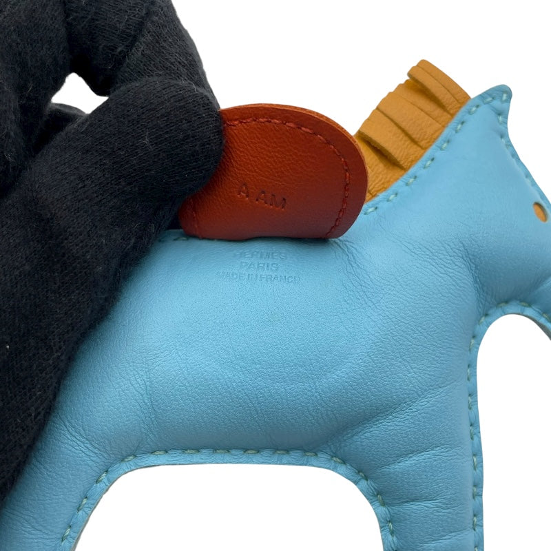 エルメス HERMES ロデオMM A刻 セレステxコーネリアン アニョーミロ レディース チャーム