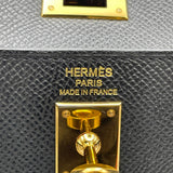 エルメス HERMES ケリー25 外縫い U刻 ブラック GD金具 エプソン レディース ショルダーバッグ